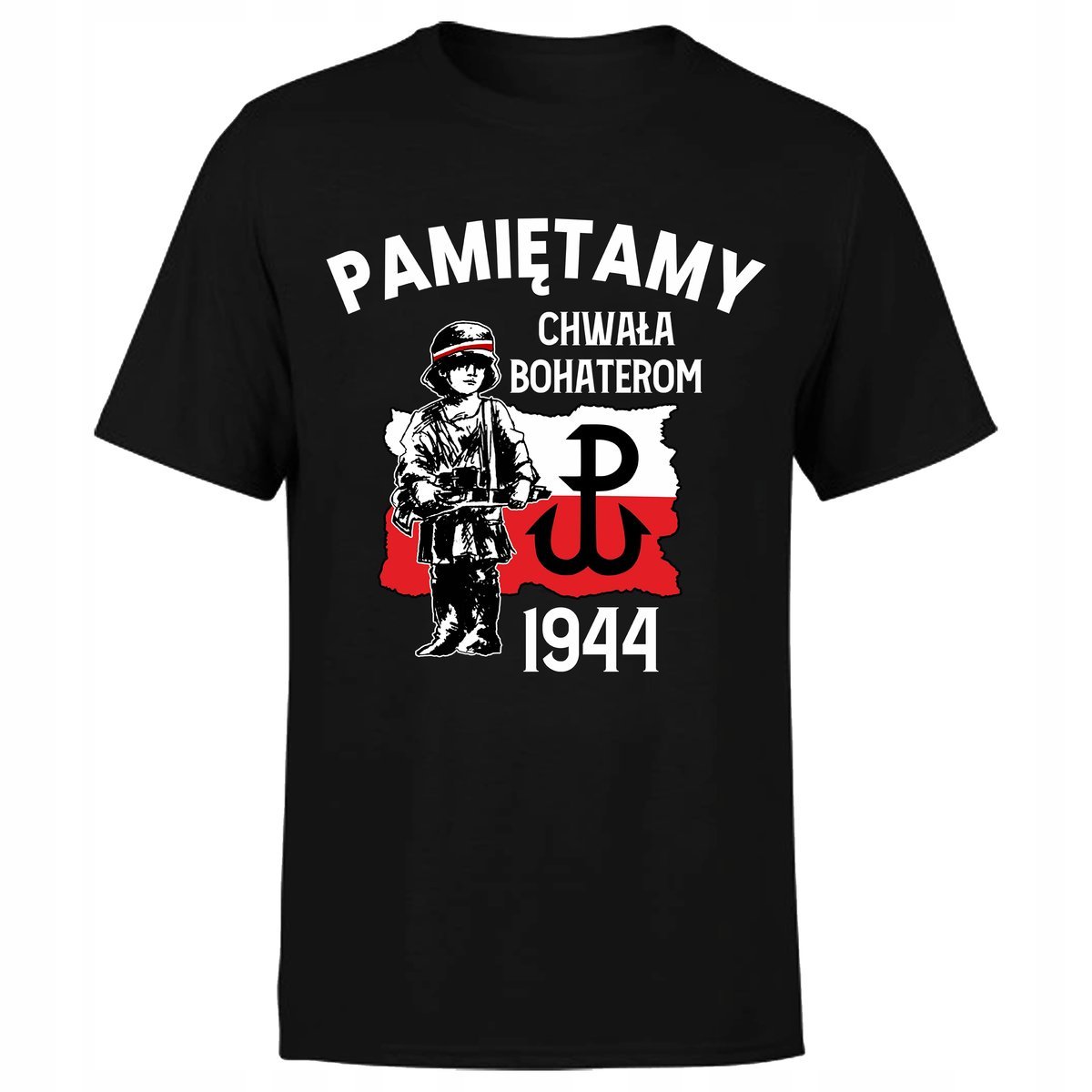 Koszulka męska z nadrukiem POLSKA WALCZĄCA 1944 XL
