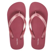 Klapki i japonki damskie - Japonki Calvin Klein Flatform Flip Flop Met Tpu HW0HW03120 Różowy - miniaturka - grafika 1