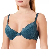 Biustonosze - Emporio Armani Damski biustonosz push-up Remov.Pads 2Loop, niebieski, 34 / D - miniaturka - grafika 1
