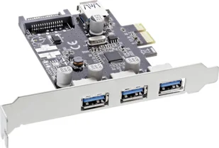 Kontroler InLine InLine® 3+1 Port USB 3.0 Host Controller PCIe with SATA Power and LP Bracket - Kontrolery - miniaturka - grafika 1