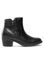 Botki damskie - Clarks Botki Neva Zip Wp 261751994 Czarny - miniaturka - grafika 1