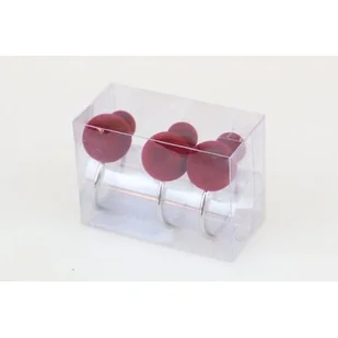 Obrączka na serwetkę bordowy - Ozdoby bożonarodzeniowe - miniaturka - grafika 1