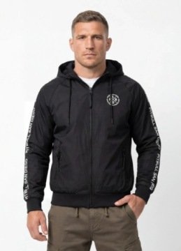 Kurtka męska wiosenna przejściowa Pit Bull Athletic Tape wiatrówka XXXL