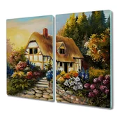 Deski do krojenia - Deska 2x30x52 Kwiaty maki do krojenia z nadrukiem, Coloray - miniaturka - grafika 1