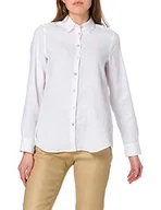 Bluzki damskie - Seidensticker Damska bluzka z długim rękawem, biały, 42 - miniaturka - grafika 1