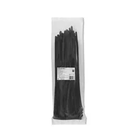 Pozostałe akcesoria sieciowe - Qoltec Opaski Zaciskowe Wielorazowe/Trytytki | 7.2 * 350Mm | Nylon Uv | Czarne - miniaturka - grafika 1