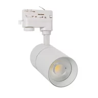 Lampy pozostałe - Reflektor LED Ściemnialny Biały 30W 4000K do Szyn Trójfazowych 3-Fazy Radikal Trak 3000 lm - miniaturka - grafika 1
