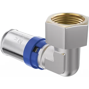 Mexen PEX-P półśrubunek, kolano zaciskowe, zaprasowywane PEX 32 x 1 GW - W97136-321F-00 - Łączniki, trójniki, kształtki - miniaturka - grafika 1