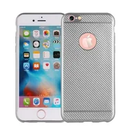 Etui i futerały do telefonów - NoName Etui Carbon Fiber iPhone 7 Plus srebrny /silver - miniaturka - grafika 1