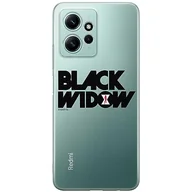 Etui i futerały do telefonów - ERT GROUP etui na telefon Xiaomi REDMI NOTE 12 4G, case oryginalny i oficjalnie licencjonowany przez Marvel, wzór Black Widow 010, optymalnie dopasowane, plecki z TPU częściowo przeźroczyste - miniaturka - grafika 1