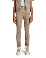 Spodnie damskie - G-STAR RAW Damskie spodnie Kafey Cargo Ultra High Skinny, beżowy/khaki (Tree House C105-c941), 30W / 30L - miniaturka - grafika 1
