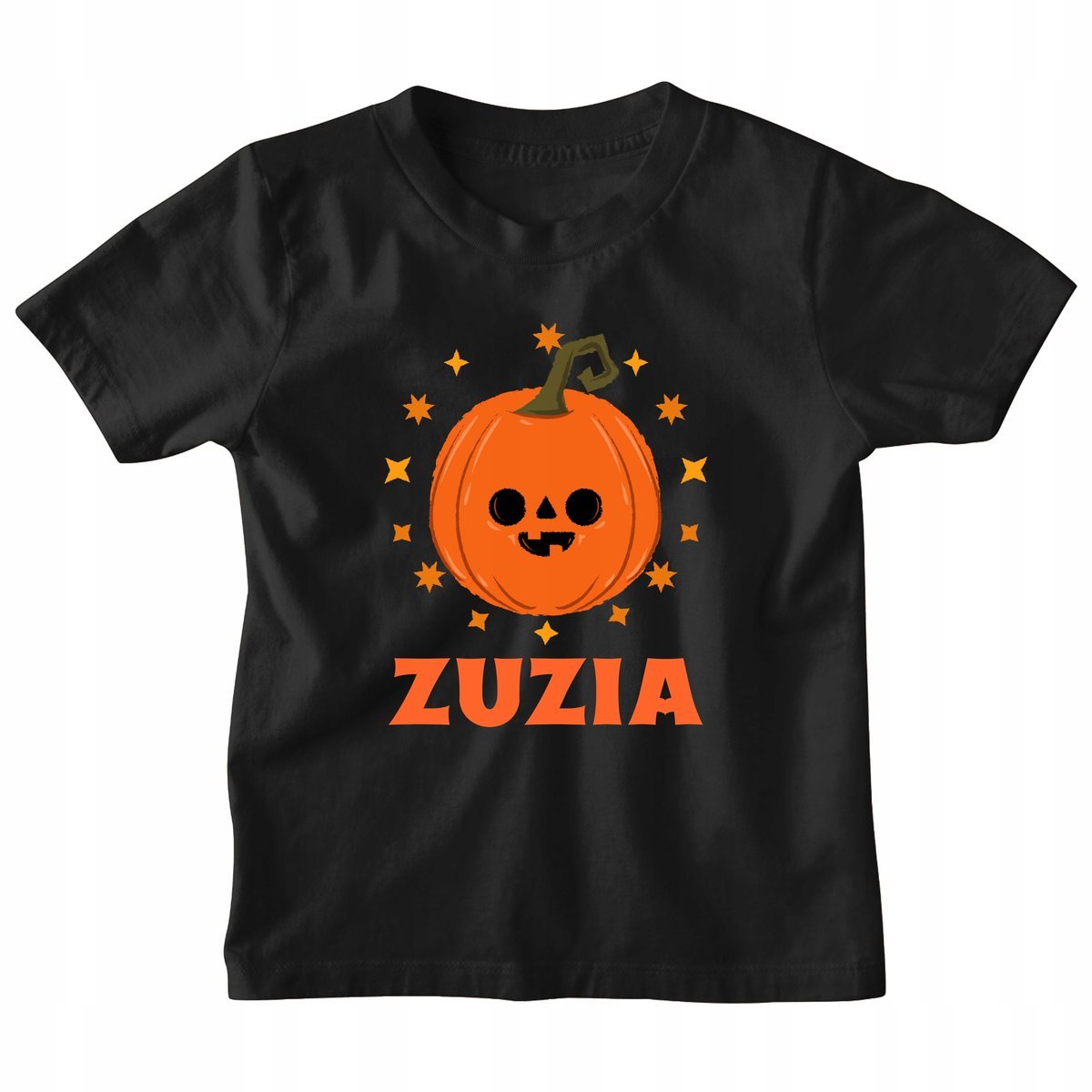 KOSZULKA T-SHIRT DYNIA Z IMIENIEM NA HALLOWEEN 134