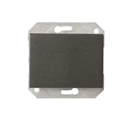 Gniazdka elektryczne - Berker schodowy DPM Solid Vilma grafitowy - miniaturka - grafika 1