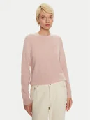 Swetry damskie - Tommy Hilfiger Sweter WW0WW43202 Różowy Regular Fit - miniaturka - grafika 1