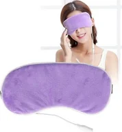 Masażery - Podgrzewana maska na oczy, elektryczny podgrzewacz USB, parowa ochrona oczu, lawendowa maska na oczy, masażer oczu, podróż do snu, przenośna maska na oczy do - miniaturka - grafika 1