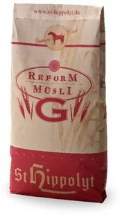 ST HIPPOLYT Musli dla koni nerwowych bez dodatku owsa REFORMMUSLI G 20kg - Akcesoria jeździeckie ST HIPPOLYT Musli dla koni nerwowych bez dodatku owsa REFORMMUSLI G 20kg - Akcesoria jeździeckie - miniaturka - grafika 1