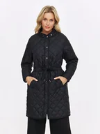 Kurtki damskie - Kurtka damska luźna, rozpinana czarna - SKU1429CA kurtka długa - TOP SECRET - Odzieżowy sklep internetowy TOP SECRET - miniaturka - grafika 1