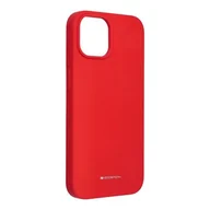 Etui i futerały do telefonów - OEM Futerał Mercury Silicone do iPhone 14 czerwony - miniaturka - grafika 1