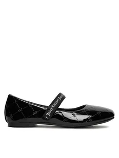 Juicy Couture Baleriny CEO-CS21273-01 Czarny - Buty dla chłopców - miniaturka - grafika 1