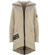 Bluzy damskie - Długa bluza damska z kapturem parka gruba ciepła-XL - miniaturka - grafika 1