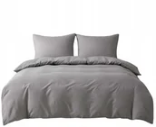 Pościel - ﻿Komplet pościeli 160x200 satyna bawełniana gładka różne kolory miękka - miniaturka - grafika 1