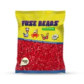 Prace ręczne dla dzieci - Koraliki do prasowania BORDOWE 1500 szt Benny Beads Rozmiar Midi 5mm - miniaturka - grafika 1