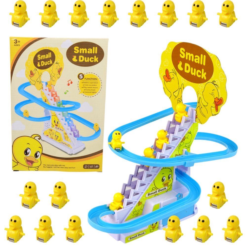Gra Edukacyjna Tor Wspinaczkowy Zjeżdżalnie Kaczki Wesołe Kaczuszki