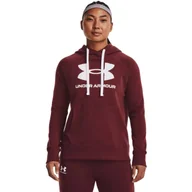 Bluzy sportowe damskie - Bluza damska Under Armour Rival Fleece Logo Hoodie - miniaturka - grafika 1