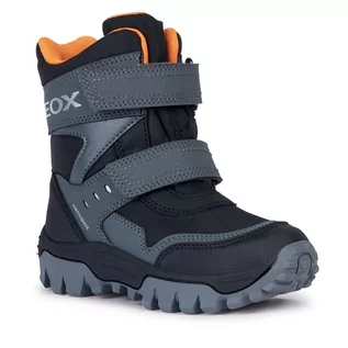 Buty dla chłopców - Śniegowce Geox J Himalaya Boy B Abx J36FRC 0FUCE C0038 S Black/Orange - grafika 1