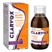 Przeziębienie i grypa - Clarvox Syrop na gardło i krtań dla dorosłych i dzieci od 3 lat, propolis, 200 ml - miniaturka - grafika 1