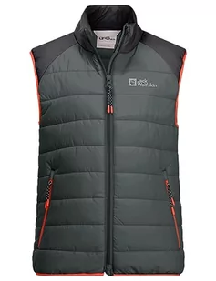Jack Wolfskin ZENON VEST K, Slate Green, 176 - Kurtki i płaszcze dla chłopców - miniaturka - grafika 1