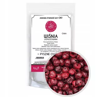 Wiśnia cała liofilizowana pyszne owoce - 20g - Dodatki do ciast w proszku - miniaturka - grafika 1
