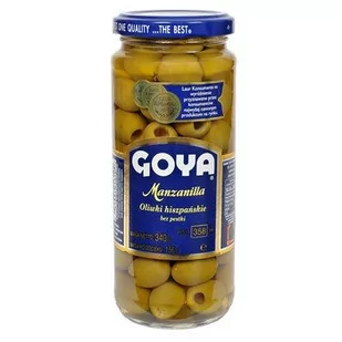 Goya Manzanilla oliwki hiszpańskie bez pestki 358 ml - Pasztet i przetwory mięsne - miniaturka - grafika 1