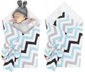 Rożki i beciki - Rożek niemowlęcy Otulacz dla niemowląt Becik noworodka dziecka 100% Bawełna - miniaturka - grafika 1