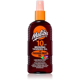 Malibu Bronzing Tanning Oil Passion Fruit Oil SPF10 preparat do opalania ciała 200 ml dla kobiet - Balsamy i kremy do opalania - miniaturka - grafika 1