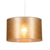 Lampy sufitowe - Britop Wisząca LAMPA loftowa NEVOA 154940104 abażurowa OPRAWA zwis okrągły złoty - miniaturka - grafika 1