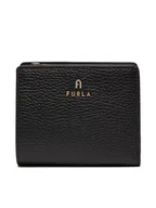 Portfele - Furla Mały Portfel Damski Camelia S Compact Wallet WP00307-HSF000-O6000-1007 Czarny - miniaturka - grafika 1
