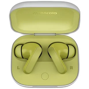Motorola Moto Buds zielony bananowy - Słuchawki - miniaturka - grafika 2