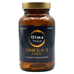 Kwasy Omega-3 OLMA PHARM Forte (60 kapsułek) - Witaminy i minerały dla sportowców - miniaturka - grafika 1
