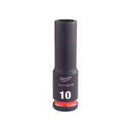 Klucze i nasadki - Milwaukee nasadka udarowa 10 mm 3/8" 6-kątna Shockwave długa metryczna 4932480284 - miniaturka - grafika 1