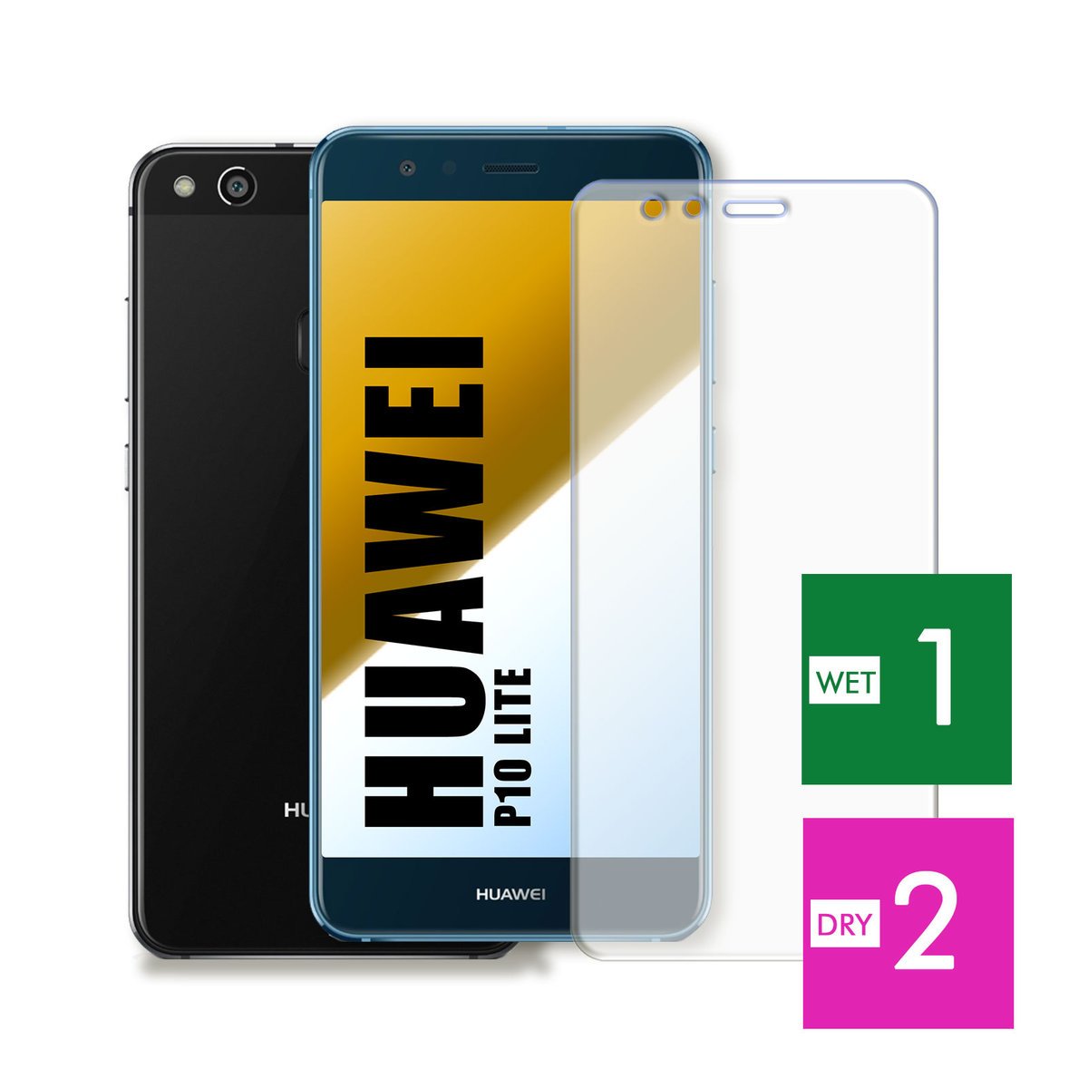 WZMOCNIONE SZKŁO DO HUAWEI P10 LITE SZYBKA HARTOWANE 9H JAKOŚĆ