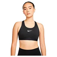 Biustonosze - NIKE Dri Fit Swoosh Hs Biustonosz czarny/czarny/Dk Smoke Grey/Whit XXL/C - miniaturka - grafika 1