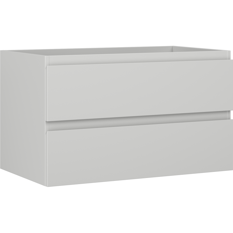 Mexen Orio szafka łazienkowa podumywalkowa 80 cm, 2 szuflady, szara mat - 91A10-08047-2-BFF62