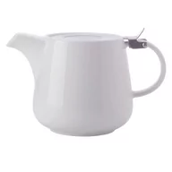 Dzbanki i imbryki - Biały porcelanowy dzbanek do herbaty z sitkiem Maxwell & Williams Basic, 1,2 l - miniaturka - grafika 1