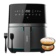Frytkownice - Cecotec Frytkownica bezolejowa Cecofry Full InoxBlack 5500 Akcesoria. Dietetyczne i cyfrowe, Nominalne 1450 W, 1600 W Maksymalnie, 5L Objętość, 5,5L Powierzchnia gotowania, Wykończenia Stal nierdzewna, Termostat - miniaturka - grafika 1
