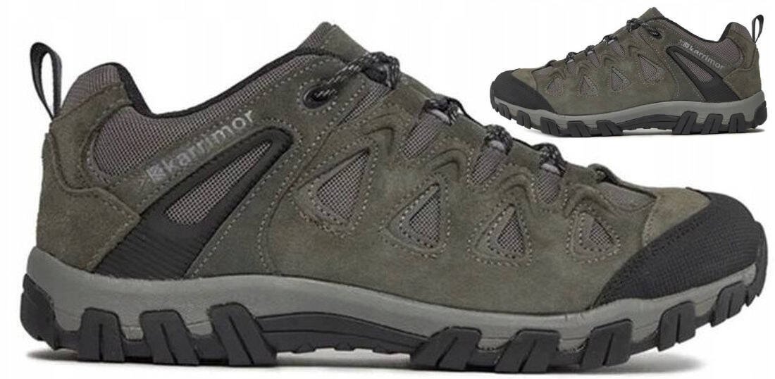 Męskie buty trekkingowe w góry Karrimor Supa K931-DGY zamszowe R. 41,5