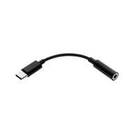 Adaptery i przejściówki - Kabel adapter przejściówka USB-C Typ C - jack 3,5 mini jack AUX 15 cm Rebel - miniaturka - grafika 1