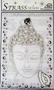 Naprasowanka ćwiekowa Budda Stalowy - Pasmanteria - miniaturka - grafika 1