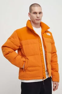The North Face kurtka puchowa kolor pomarańczowy zimowa - Kurtki męskie - miniaturka - grafika 1