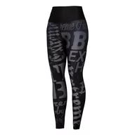 Spodnie sportowe damskie - Legginsy fitness damskie z wysokim stanem EXTREME HOBBY LETTERS - miniaturka - grafika 1